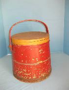 Red Painted Firkin