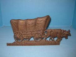 Sterling Illinois 1834-1934 Covered Wagon Door Stop 