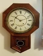 Seth Thomas Walnut Regulator Wall Clock 