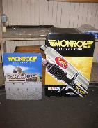 Monroe Shocks & Struts Embossed Sign 