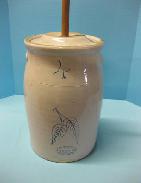 Union Stoneware Co. 4 Gallon Butter Churn 