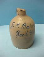 J. F. Baker 2 Gallon Stylized Jug 