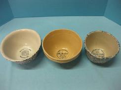 Carey's Variety Store Spongeware Mixing Bowl 