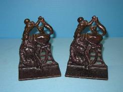 Bucking Bronco Book Ends 