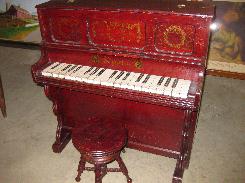 Schoenhut Child's Upright Piano & Stool