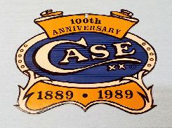 Case XX 100th Anniversary Porcelain Sign 