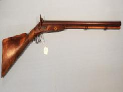 Early Black Powder Double Barrel Shotgun