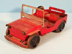 1950's Pressed Steel Jeep 