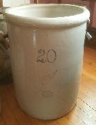 Redwing 20 Gal. Stoneware Crock 