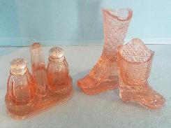 Pink Depression Salt & Pepper Set 