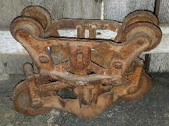 Cast Iron Hay Trolley 