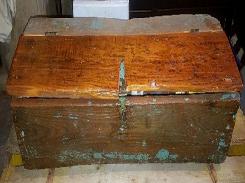 Primitive Pine Slant Top Carpenter's Chest 