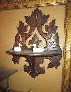 Victorian Walnut Wall Shelves