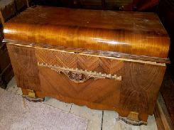 Deco Waterfall Cedar Chest