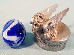 Blue Swirl Shifter Knob & Radiator Cap