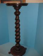 Walnut Turned Fern Stand