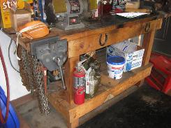 6 ft. Wooden Work Bench 