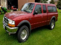 1998 Ford Ranger 4x4 Super Cab XLT Pickup Truck