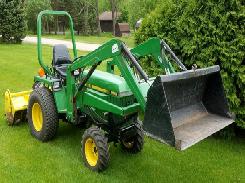      John Deere 855 Compact Diesel Tractor