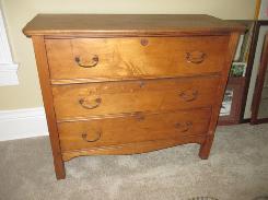 Maple Three Drawer Chest