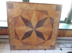 Multi-Wood Inlaid Card Tables