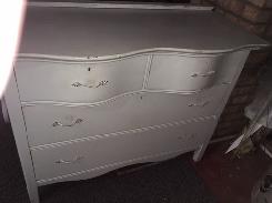 Oak Serpentine Chest