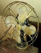 Emerson Brass Blade Electric Fan 