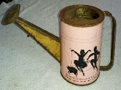 Early Tin Litho Water Cans
