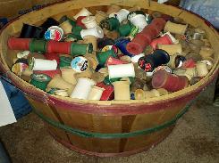 Antique Sewing Spool Collection 