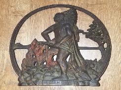 Indian Days Iron Lamp Front