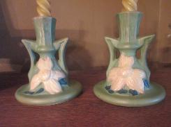 Roseville Candle Sticks