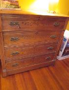 Victorian Walnut Chest
