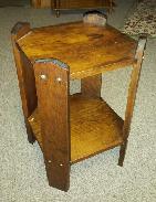 Walnut Square Fern Stand
