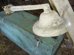 Vintage Steel Work Light 