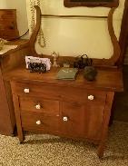 Butternut Wash Stand w/ Porcelain Pulls