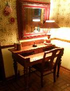 Walnut Drop Front Writing Desk 