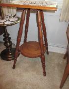 Oak Turn Leg Fern Stand