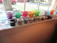 Glass Hat Toothpick Collection