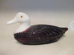 Amethyst Duck Candy Dish