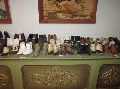 Childs Leather Button Shoe Collection