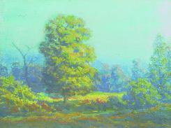 J. J. Prucha Autumn Landscape Painting