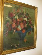 G. Frank Flower Vase Painting 