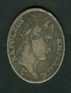 1809 B Napoleon 5 Francs Coin