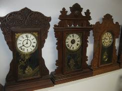 Welch Victorian Walnut Shelf Clock