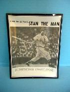 Phillips 66 Glass Tray w/ Stan Musial 
