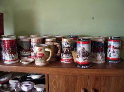 Budweiser Stein Collection
