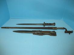  Civil War Bayonet and Leather Scabbord