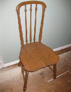 Ladies Oak Spindled Back Sewing Chair