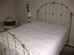 Victorian High Back Iron Bed