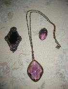 Victorian Amethyst & Sterling Jewelry